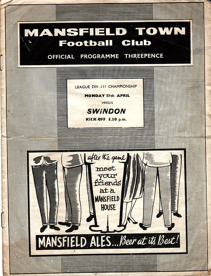 <b>Monday, April 13, 1959</b><br />vs. Mansfield Town (Away)